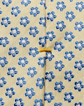 Floral Silk Cotton Tie