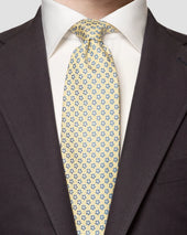 Floral Silk Cotton Tie