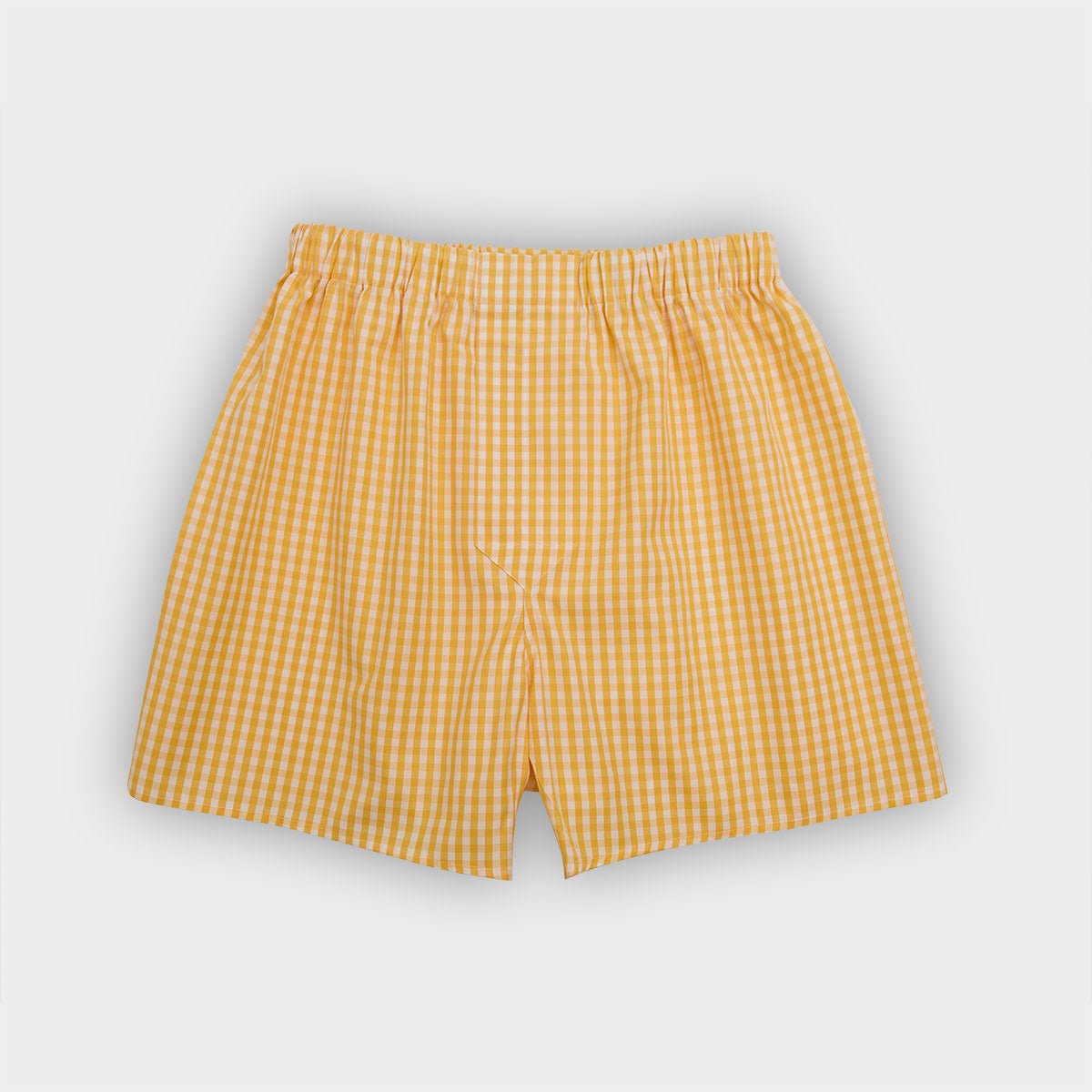 Gingham Check Cotton Boxer Shorts