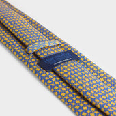 Interlocking Links Printed Silk Tie