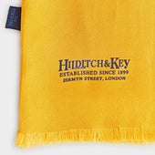 Navy Spot Silk Tubular Scarf
