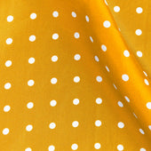 White Medium Spot Silk Pocket Square