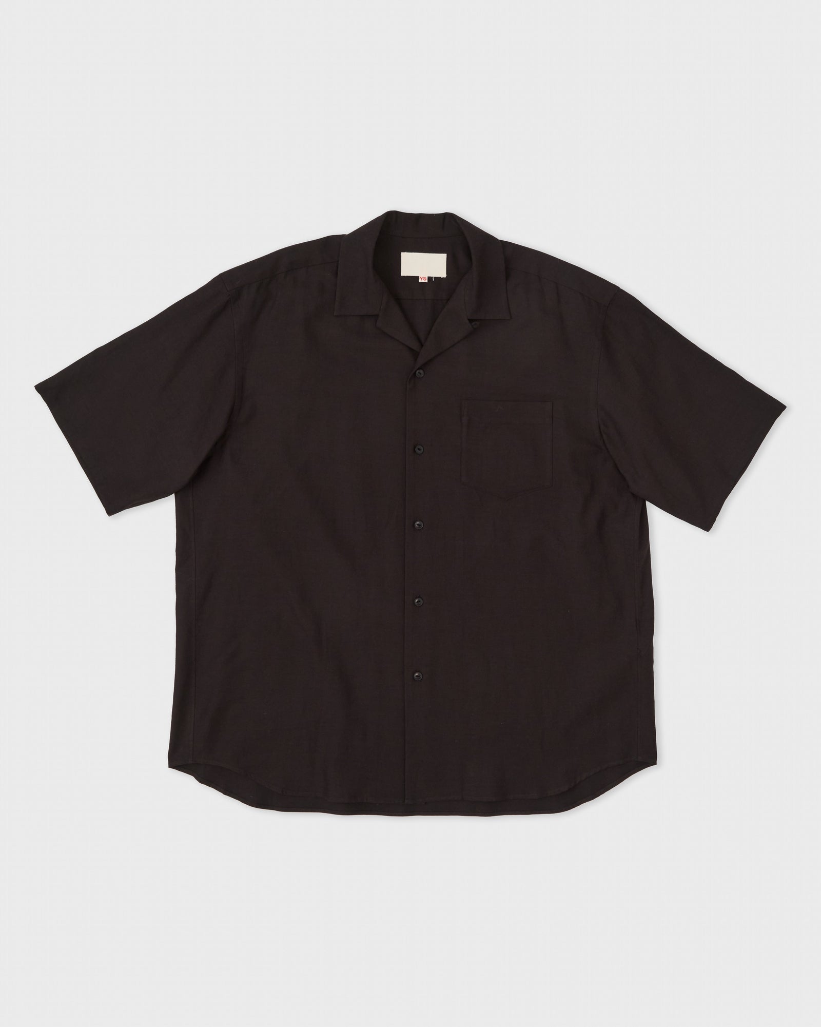 Open Collar S S Shirt