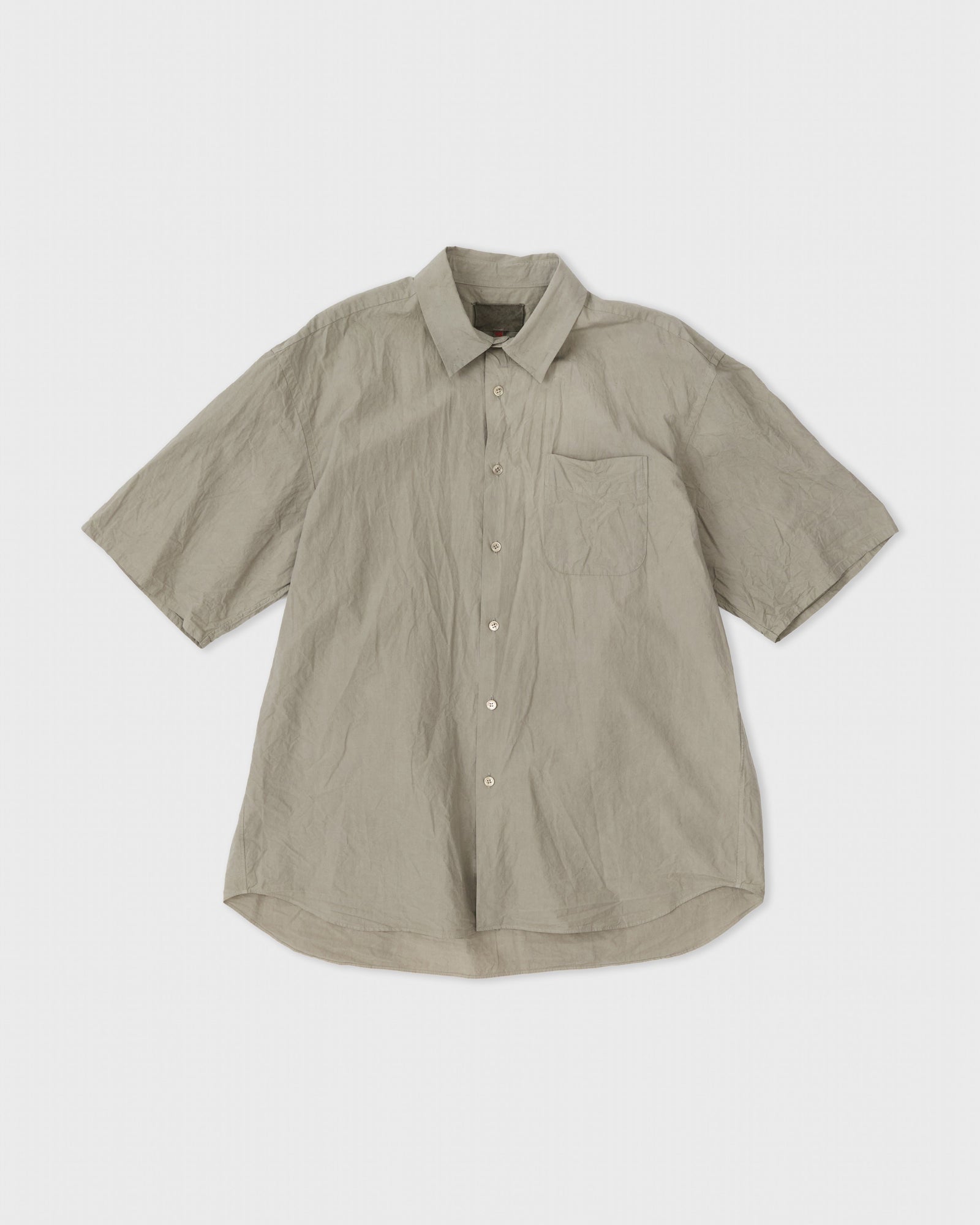 Regular Collar S S Shirt Mugwort