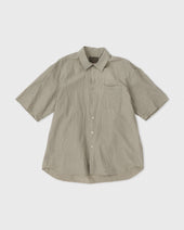 Regular Collar S/S Shirt, Mugwort