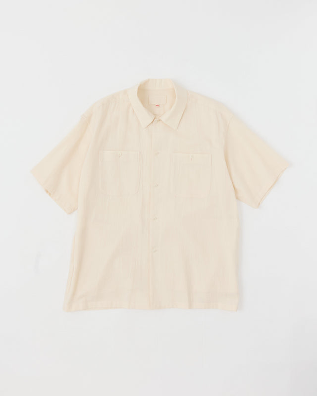 Utility S/S Shirt, Ecru