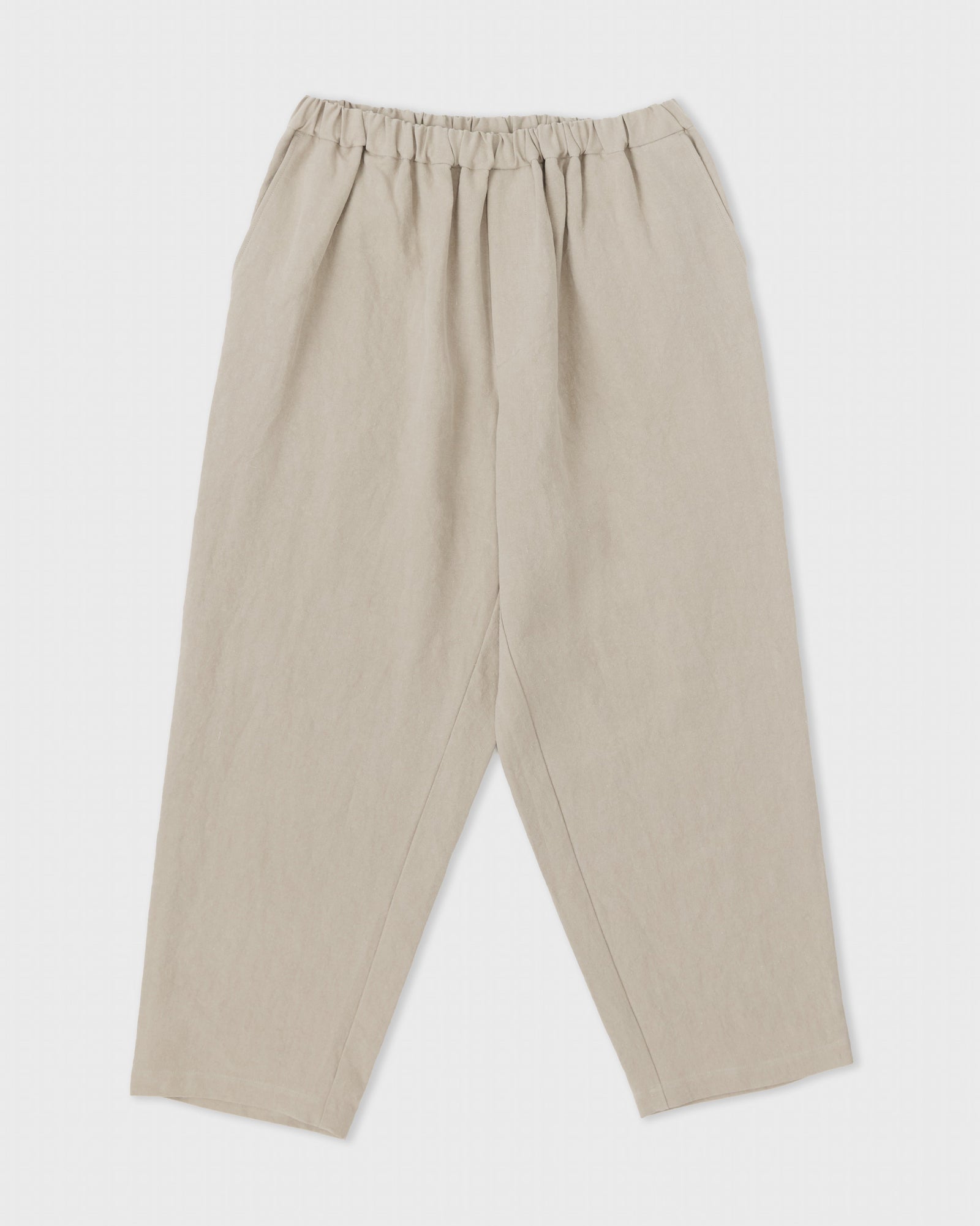 Wide Easy Pants Beige