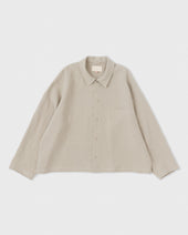Work Blouse, Beige