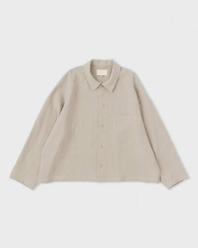 Work Blouse, Beige