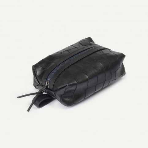 ZAZOU toiletry case - Croco pain brûlé
