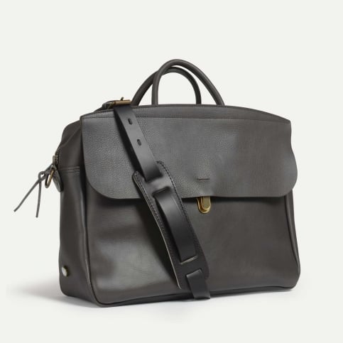 Zeppo Solo Business bag - Dark Brown