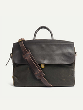 Bleu De Chauffe, Zeppo Business Bag, Khaki