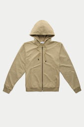 Cotton Modal Zip Up Hoodie Candied Ginger